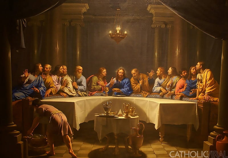 Last-Supper-Phillipe-de-Champaigne, christ, jesus, gospel, religion, supper, HD wallpaper