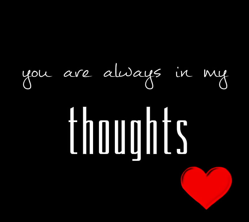 In My Thoughts, love, sayings, HD wallpaper