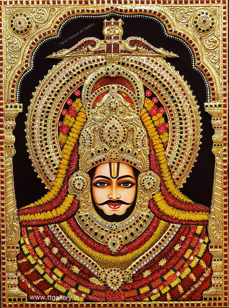 Khatu shyam ji, painting, art, HD phone wallpaper | Peakpx