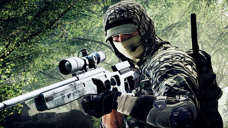 Battlefield, Soldier, Video Game, Sniper, Sniper Rifle, Battlefield 4, HD wallpaper