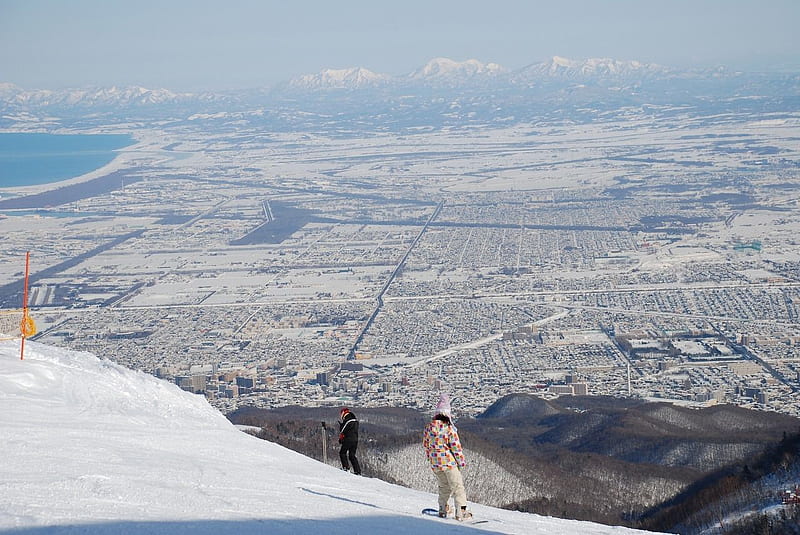 The suburbs of Sapporo Japan, From Mt.Teine [1280 X 856], HD wallpaper