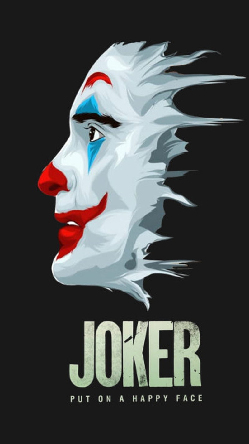 Joker Mask Profile , joker smile, joker 2019, HD phone wallpaper