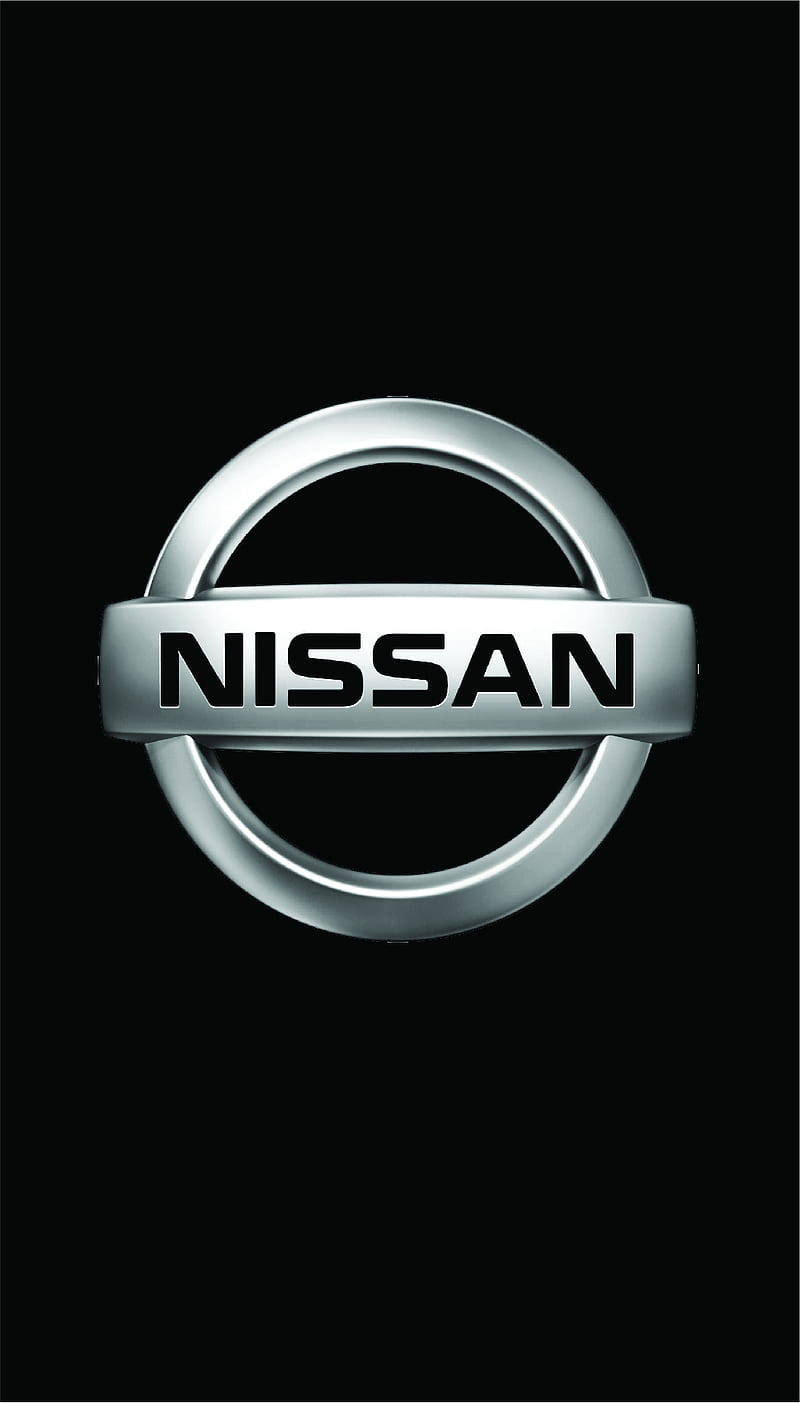 Nissan, black, logo, vehicles, HD phone wallpaper