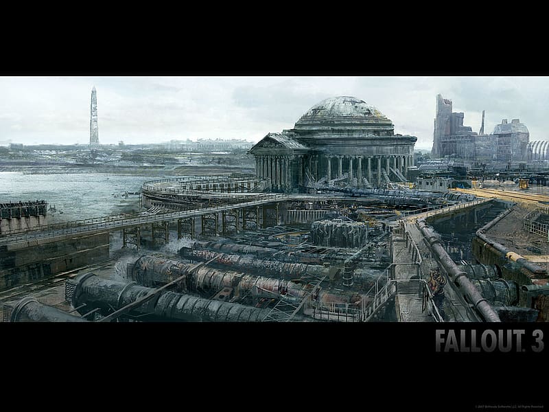 Fallout, Video Game, Washington Monument, HD wallpaper