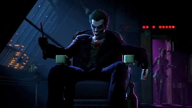 Joker In Batman Arkham Origins, joker, batman-arkham-origins, games, HD wallpaper