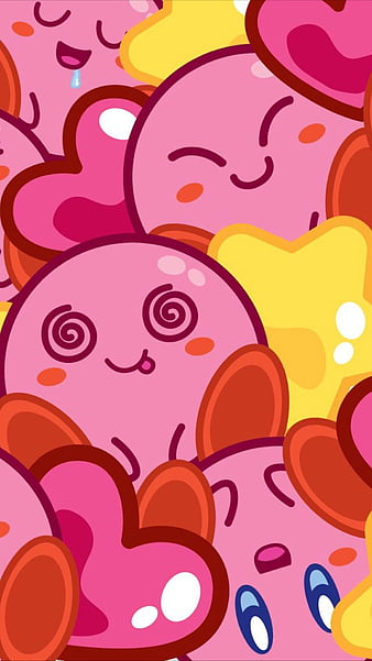 KIRBY WALLPAPER IN PINKKKKKKKKKKKKKKKKKKKKKKKKKKKK