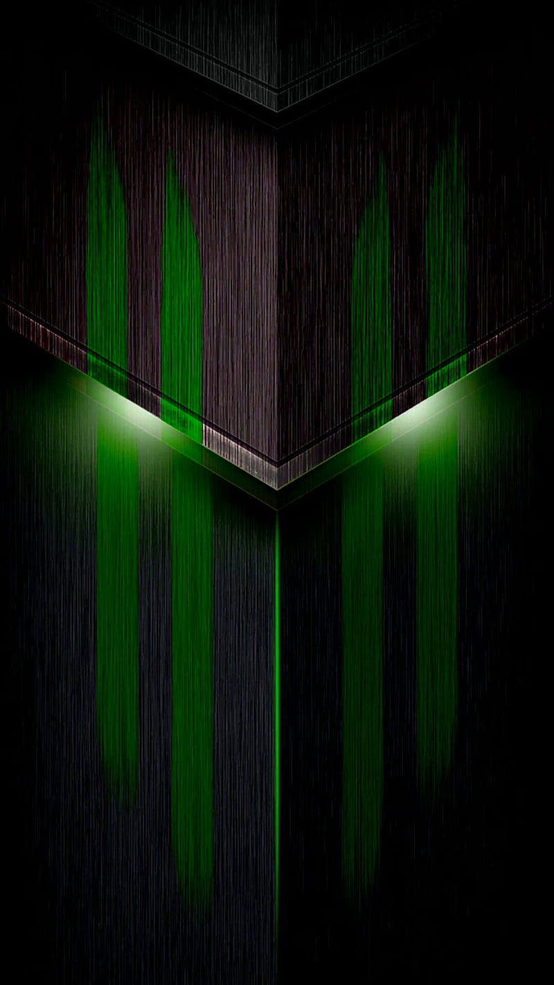 black and green, dark, desenho, light, lines, HD phone wallpaper