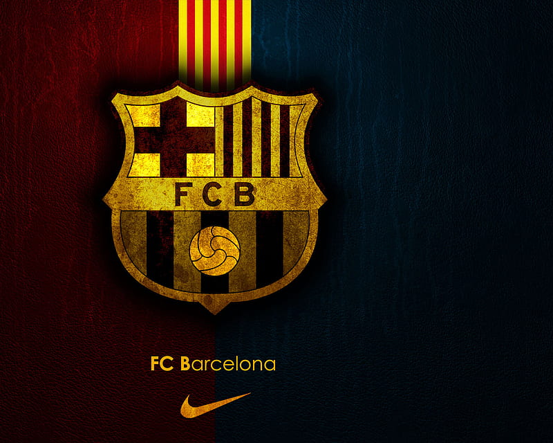 Barcelona, badge, football, logo, team, HD wallpaper
