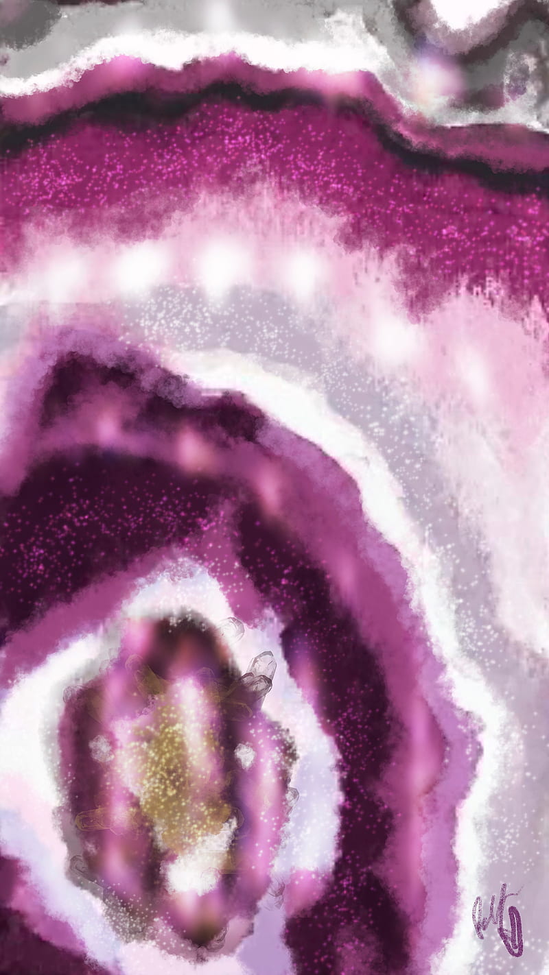 Geode, crystal, natural, purple, HD phone wallpaper