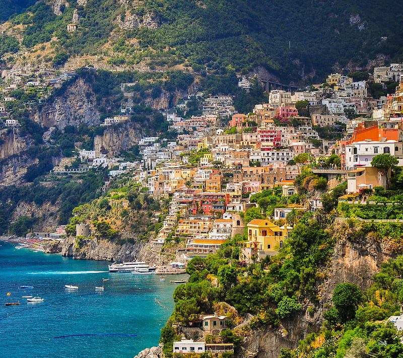 Amalfi, cliff, coast, europe, italian, scene, HD wallpaper | Peakpx