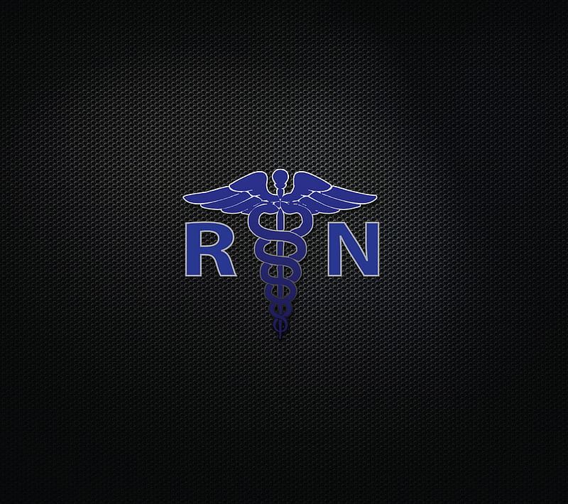 RN with Caduceus, medical, nursing, registered nurse, HD wallpaper