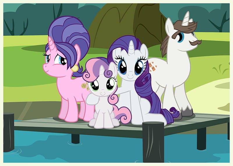 My Little Pony, My Little Pony: Friendship is Magic, Rarity (My Little Pony) , Sweetie Belle , Hondo Flanks , Cookie Crumbles (My Little Pony), HD wallpaper
