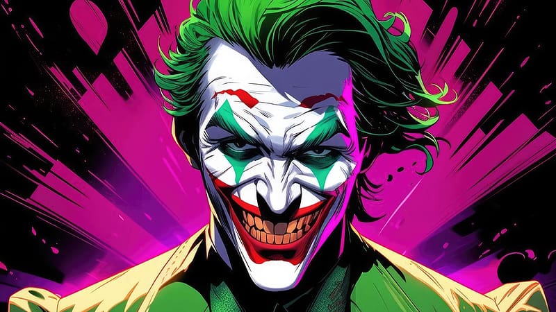 Joker Mad Man , joker, superheroes, artwork, digital-art, artist, HD wallpaper
