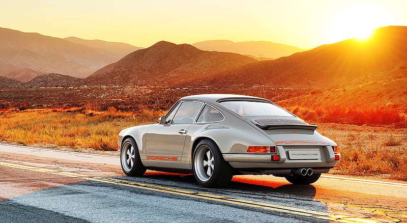 Singer Porsche 911 - Rear , car, HD wallpaper