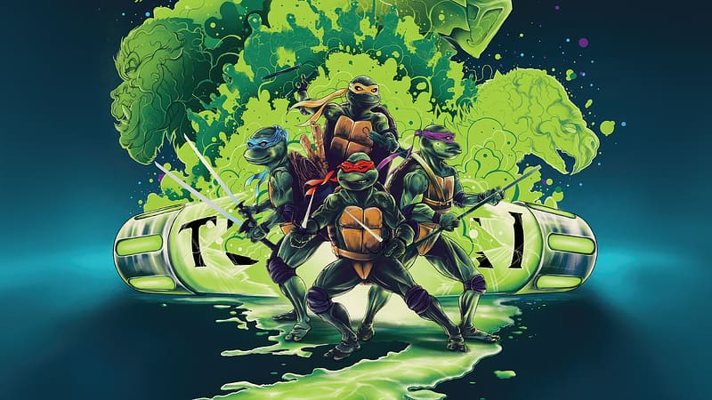 Tmnt The Secret Of The Ooze, teenage-mutant-ninja-turtles, ninja-turtle, movies, artist, artwork, digital-art, HD wallpaper