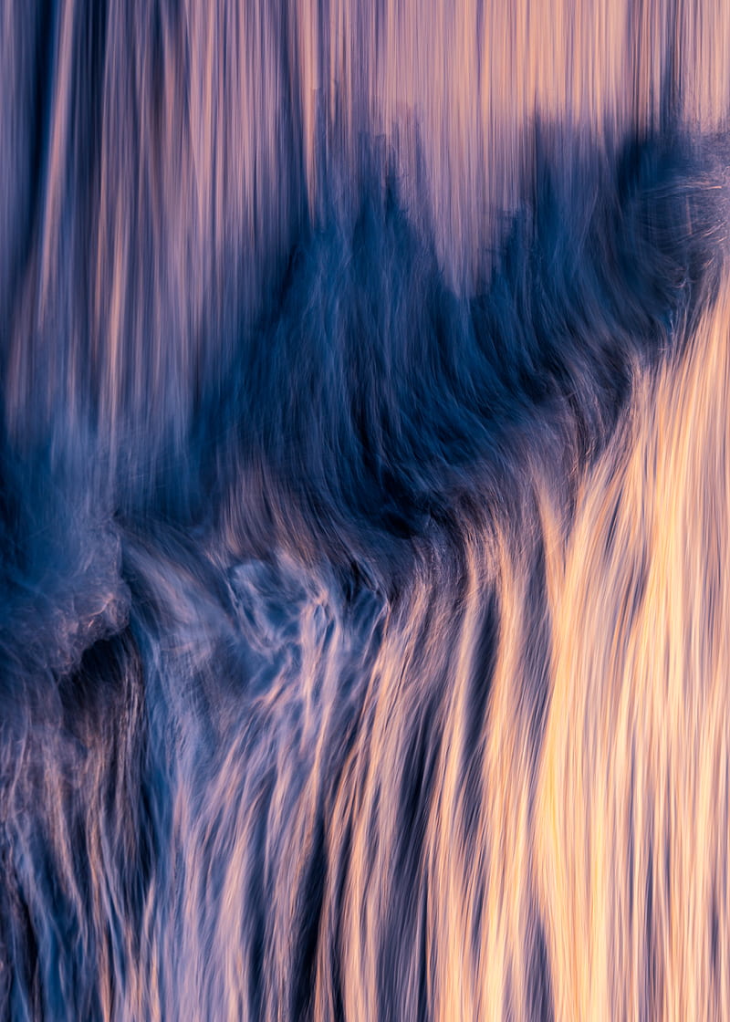 abstraction, waves, blur, distortion, long exposure, HD phone wallpaper