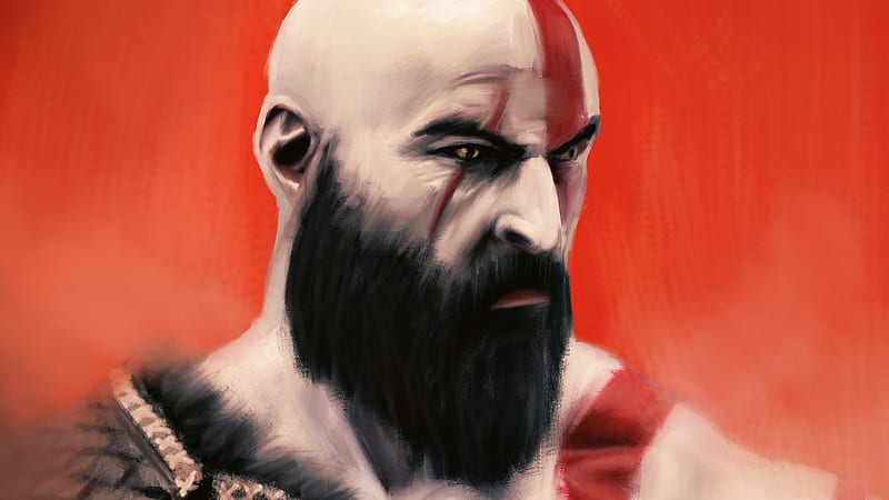 God Of War Kratos Art, kratos, god-of-war, superheroes, artwork, artist, digital-art, artstation, HD wallpaper