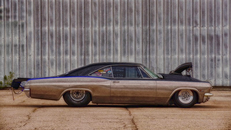 1965 Chevy Impala in R, windows, HD wallpaper