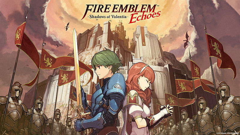 fire emblem echoes: shadows of valentia, castle, knights, anime games, Anime, HD wallpaper