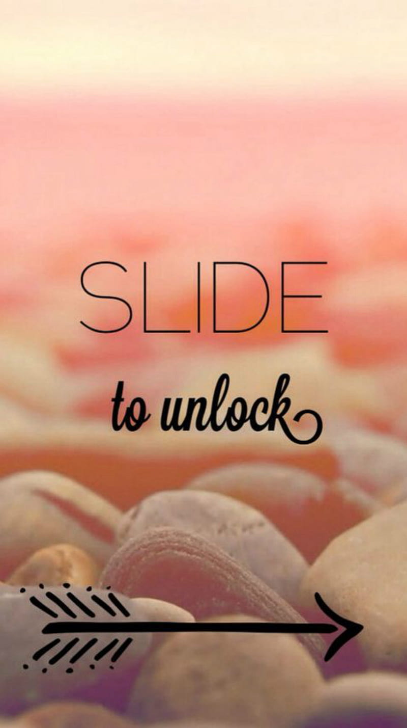 Slide to unlock, arrow, HD phone wallpaper