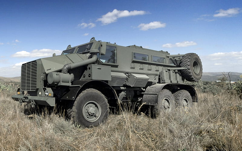 Casspir Mk6, armored car, new armored cars, URAL 4320, HD wallpaper