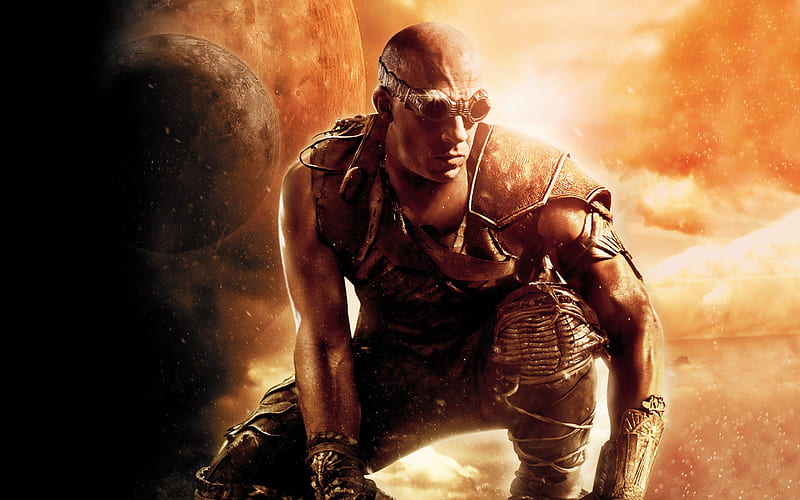 Vin Diesel Riddick Movie, vin-diesel, celebrities, movies, HD wallpaper