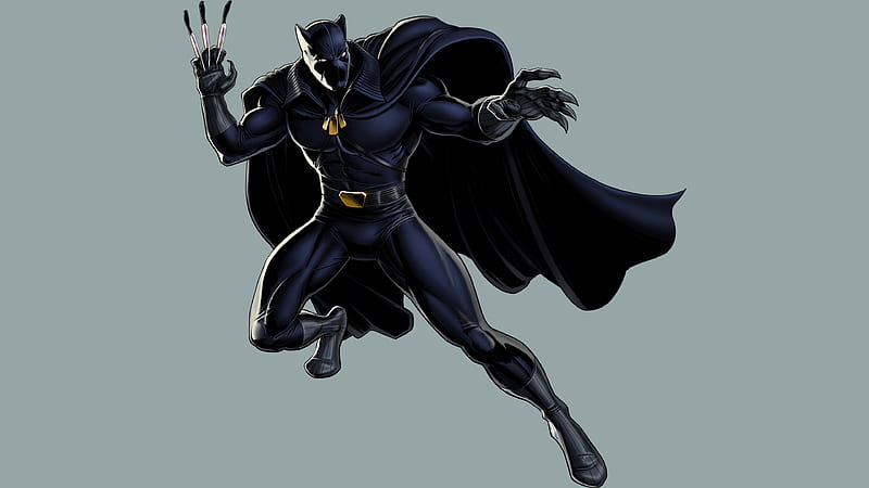 Black Panther Fictional Superhero 2, black-panther, super-heroes, digital-art, artist, HD wallpaper