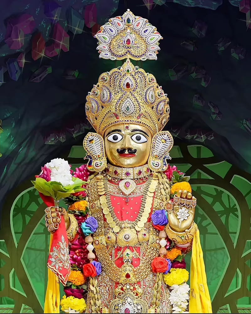 Lord Krishna, vadtal, Swaminarayan, HD phone wallpaper | Peakpx