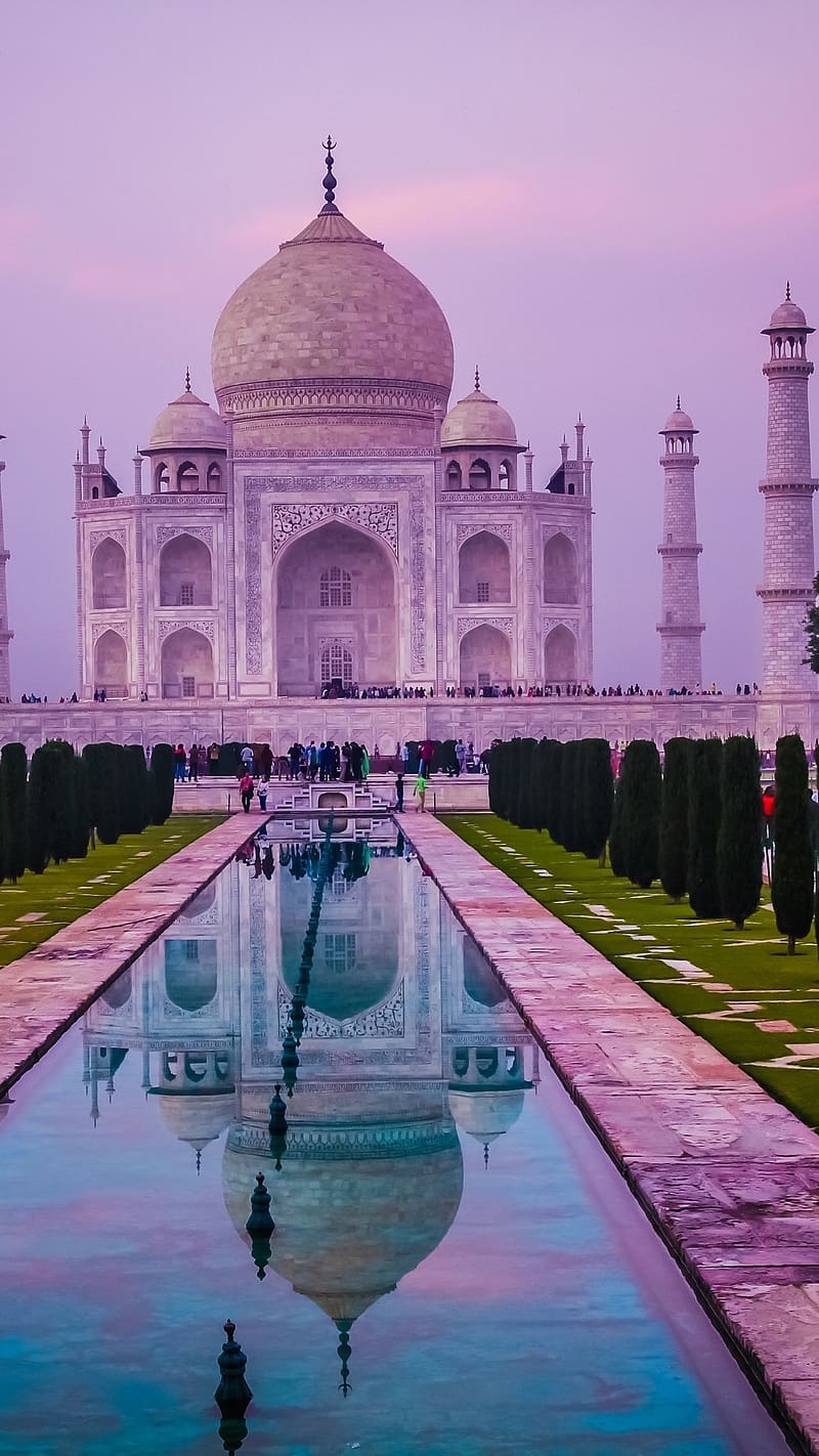 Payment Taj Mahal, Purple color, taj mahal, agra, love, HD phone wallpaper
