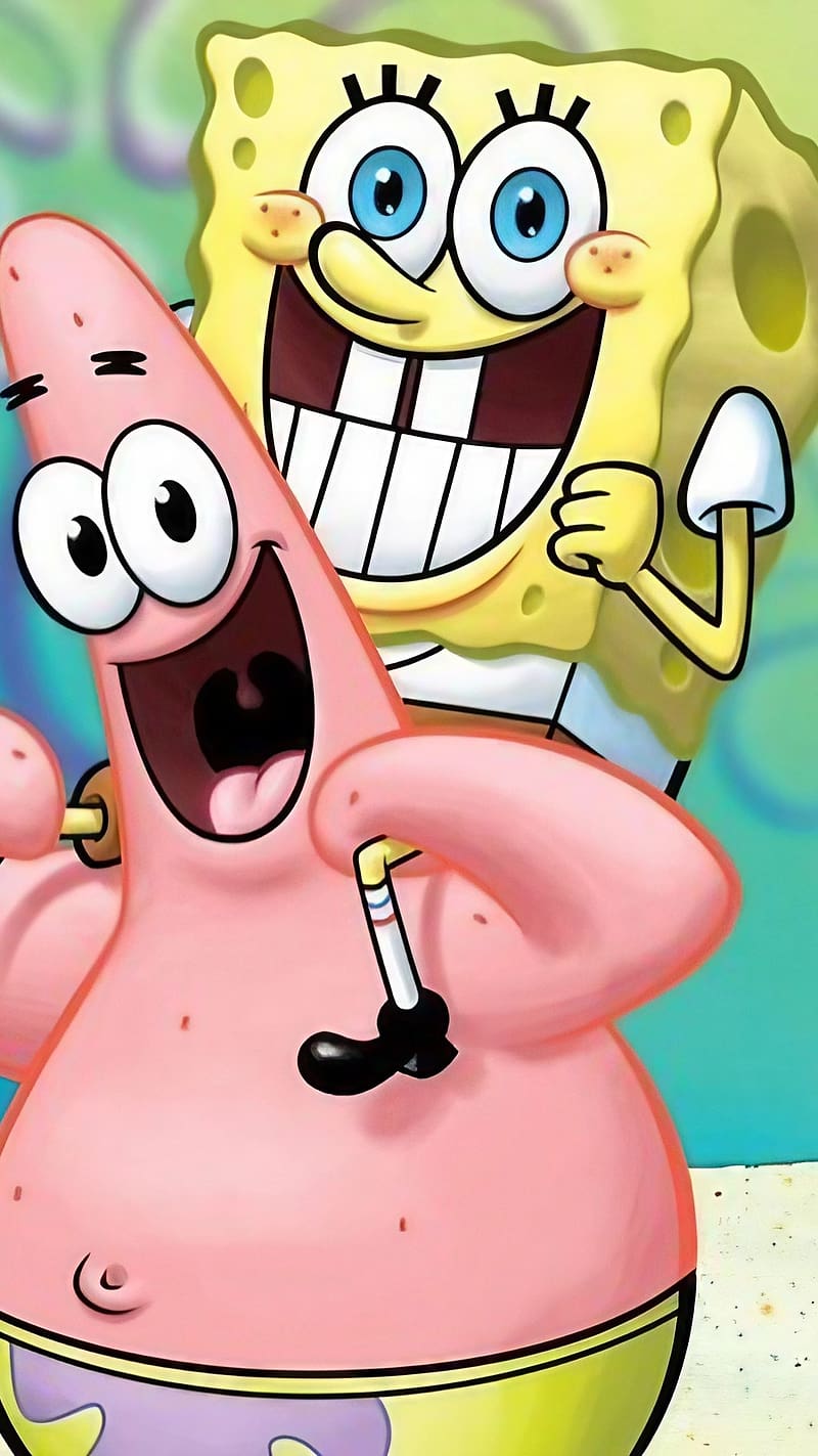 Spongie and pattie bff friends happy patrick spongebob HD phone  wallpaper  Peakpx