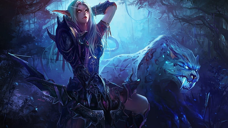Girl World Of Warcraft, world-of-warcraft, games, HD wallpaper