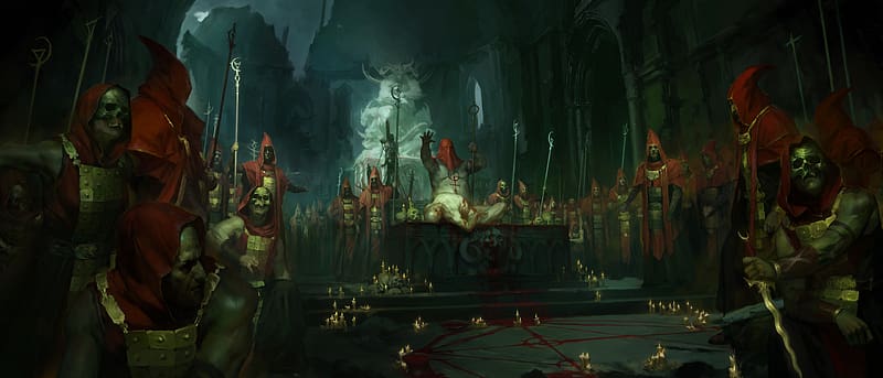 Blood, Warrior, Video Game, Diablo Iv, HD wallpaper