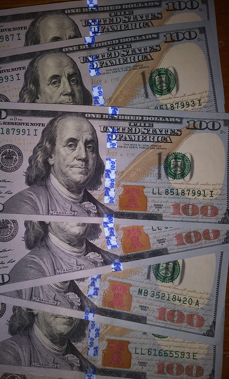 Money 2, 100, ben, bills, cash, franklins, green, huncho, pablo, HD phone wallpaper
