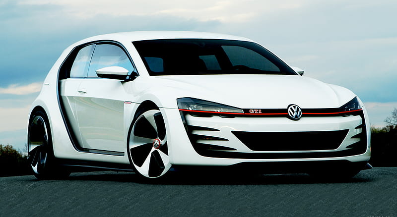 Volkswagen Design Vision GTI Concept (2013) - Front , car, HD wallpaper