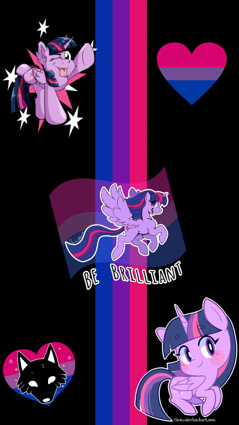 Bilight Twilight, bisexual, lgbt, my little pony, pride, HD phone wallpaper