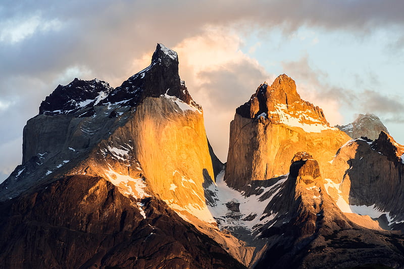 Mountains, Torres del Paine, Cliff, HD wallpaper