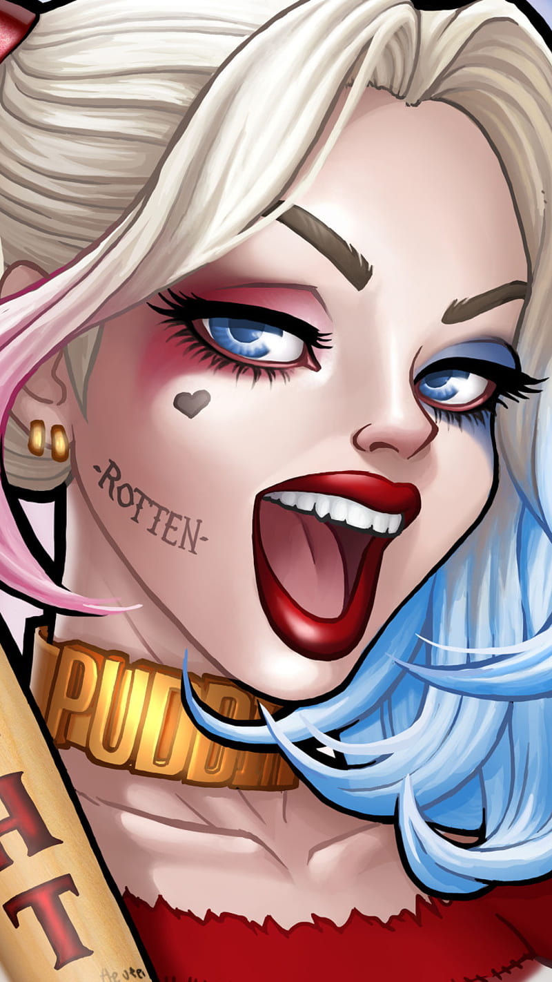 Harley Quinn, batman comics, dc comics, harley quinn comics, HD phone wallpaper