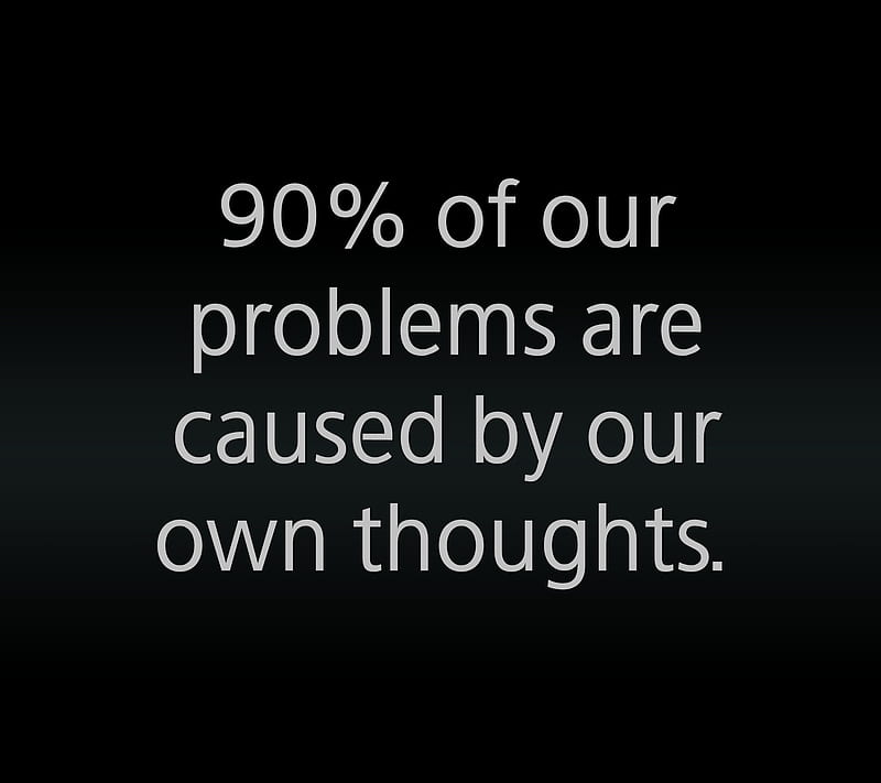 own thoughts, cool, life, new, problems, quote, saying, sign, think, thoughts, HD wallpaper