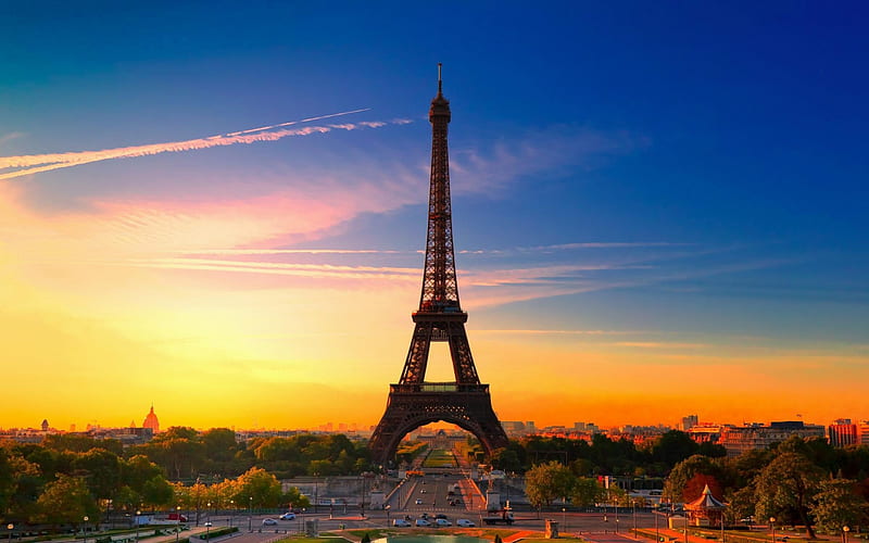 Eiffel Tower in Paris-city architecture, HD wallpaper