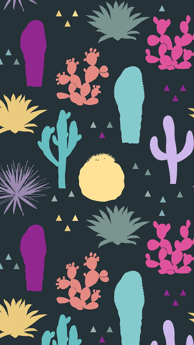 Cactus Cute Wallpaper Vector Images over 3100