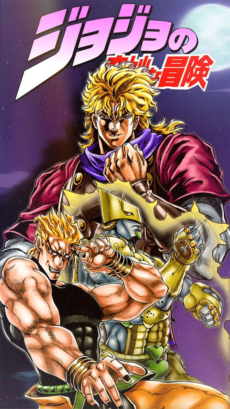 Jojo Dio Brando With A Mask Wearing Man On Back With Back Of Yellow And  Grean Heart Anime, HD wallpaper