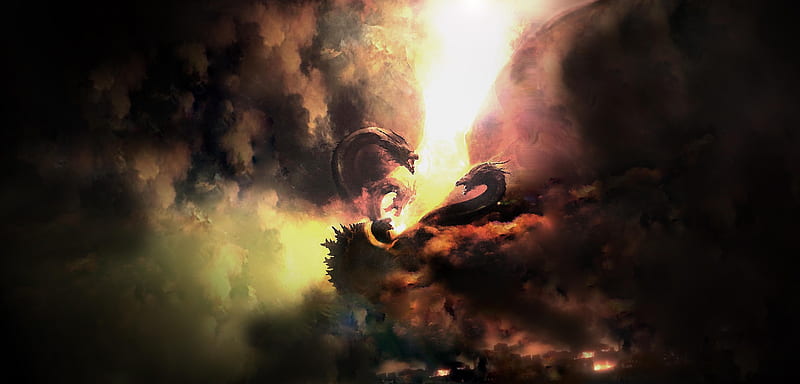 Godzilla King Of The Monsters 2019 Movie, godzilla-king-of-the-monsters, 2019-movies, movies, artwork, HD wallpaper