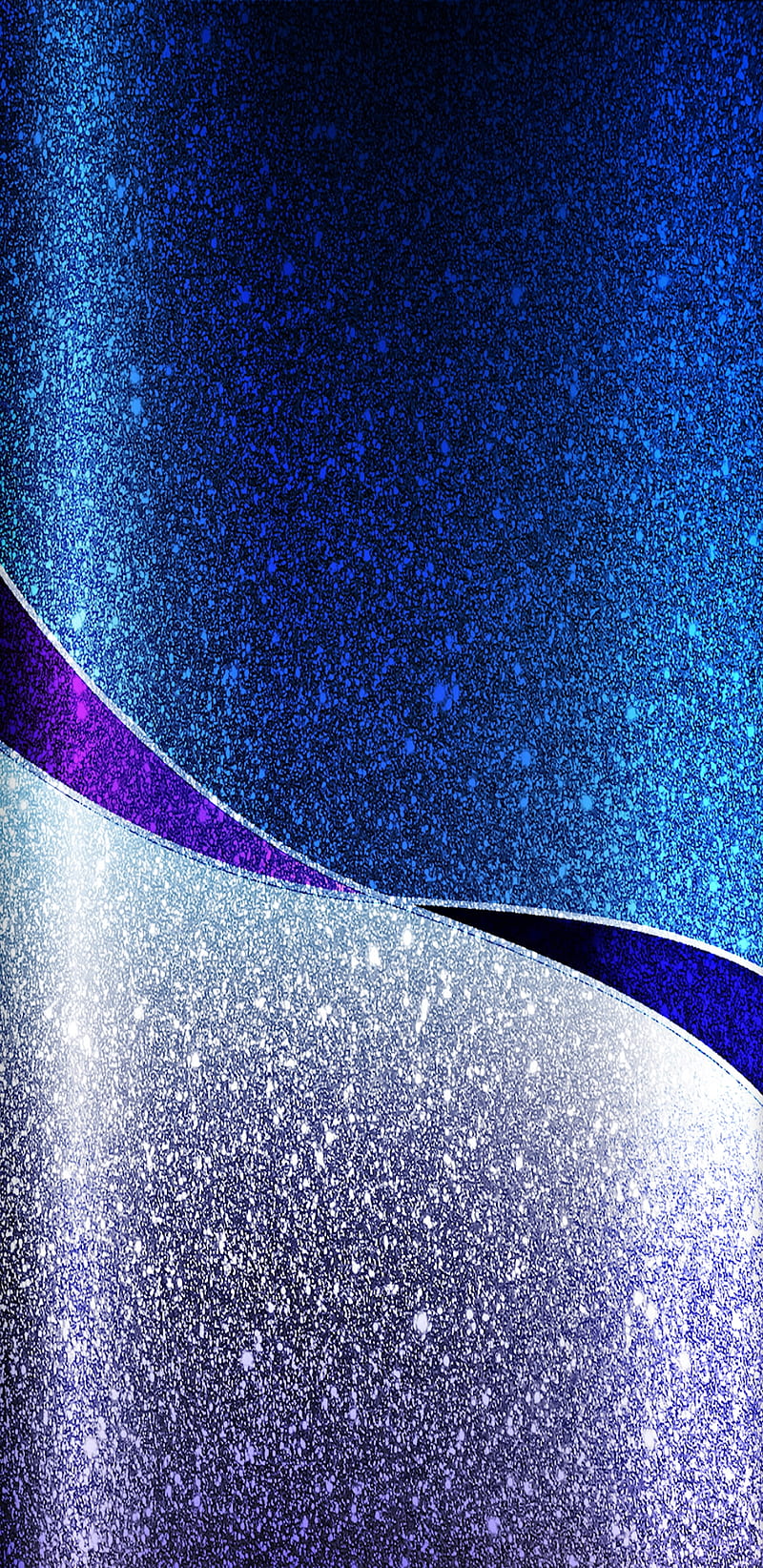 Sparkle Waves, blue, glitter, purple, silver, HD phone wallpaper