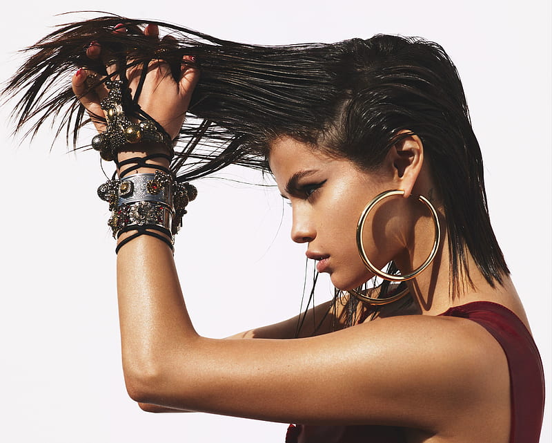 Selena Gomez American Vogue, selena-gomez, celebrities, music, girls, HD wallpaper