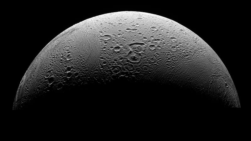 Enceladus, cosmo, moons, universe, space, HD wallpaper