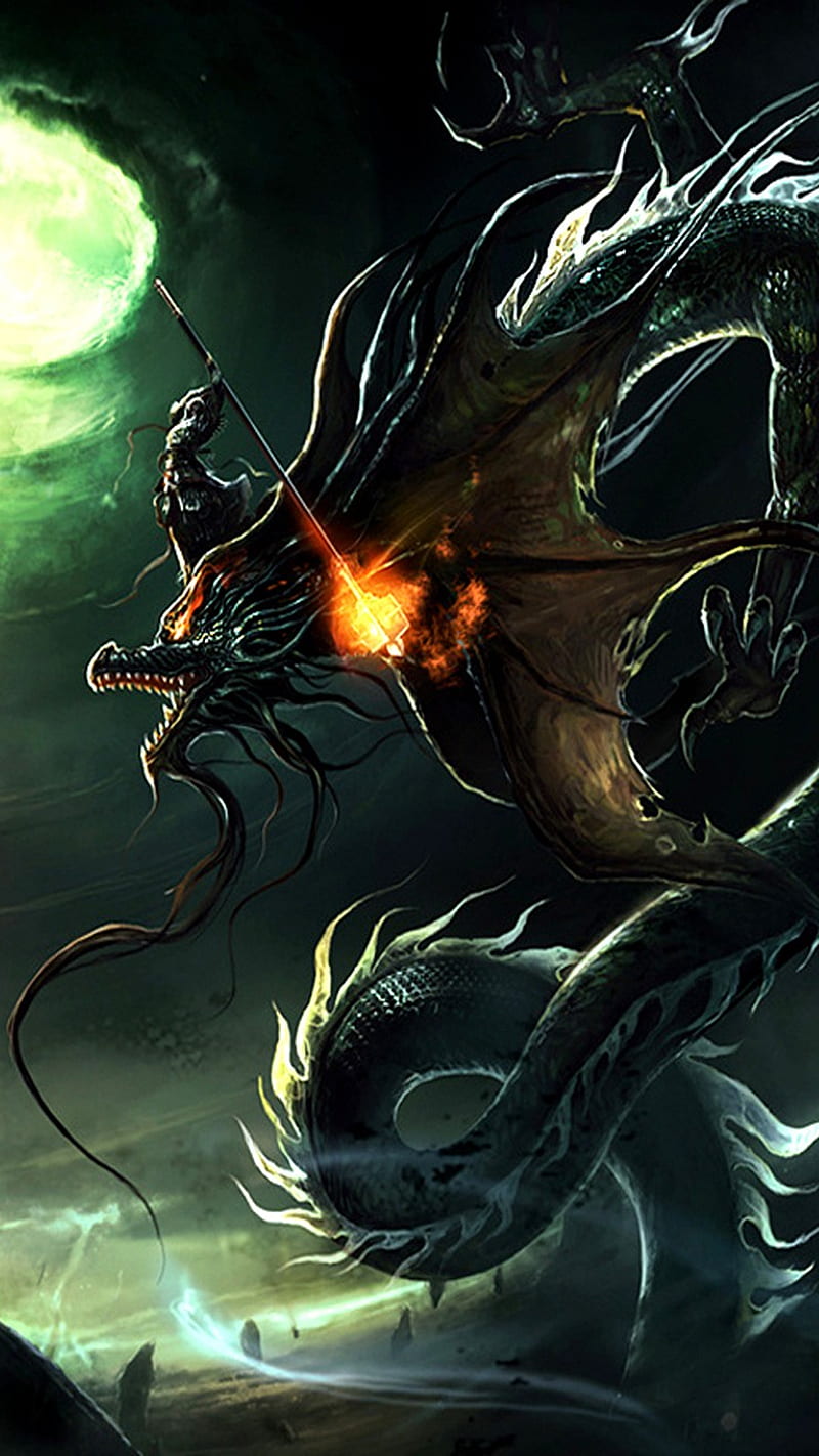 Dragon , gothic, mythical, HD phone wallpaper