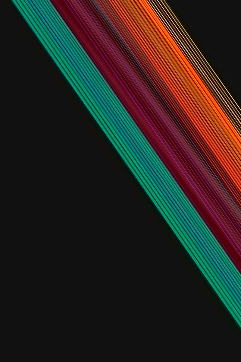 Material design 532 abstract, amoled, black, colorful, colours, flat lines, material design, HD phone wallpaper