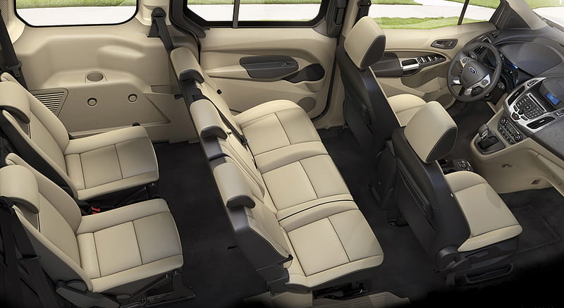 2014 Ford Transit Connect Wagon Interior - Three Row Seating , car, HD wallpaper