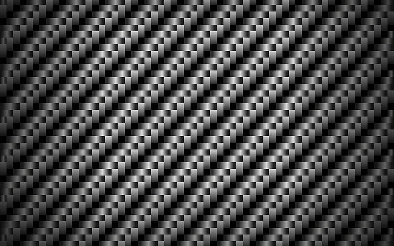 carbon horizontal texture, close-up, black carbon texture, horizontal lines, black carbon background, lines, weaving, carbon background, black backgrounds, carbon textures, HD wallpaper