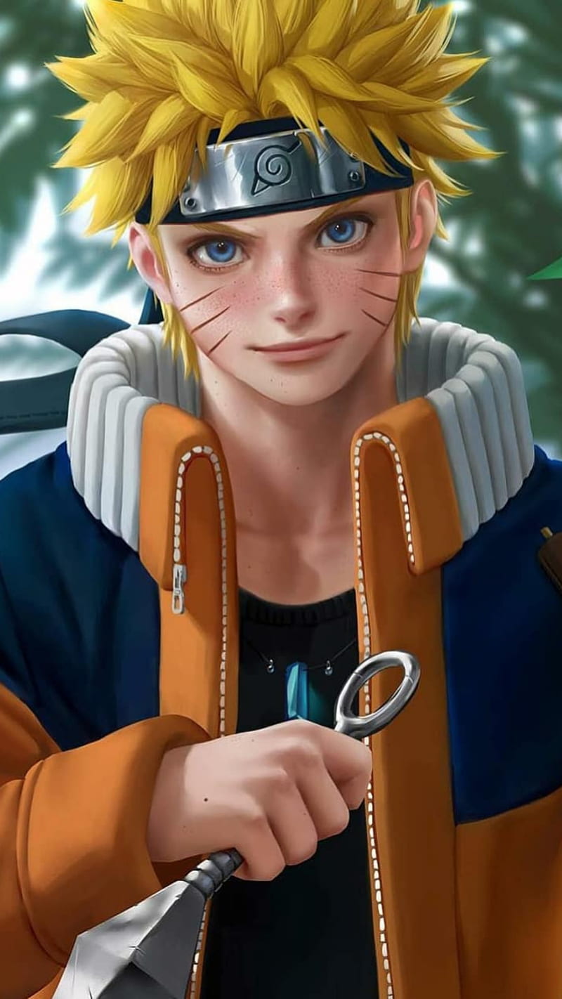 Estilo anime naruto uzumaki